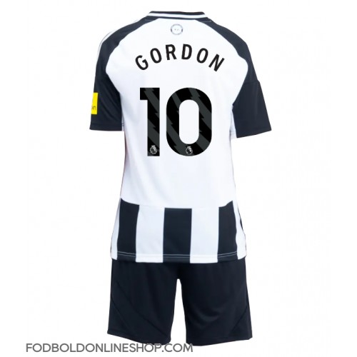 Newcastle United Anthony Gordon #10 Hjemme Trøje Børn 2024-25 Kortærmet (+ Korte bukser)